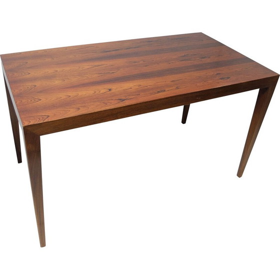 Image 1 of Vintage palissander salontafel van Severin Hansen voor Haslev Möbelfabrik, Denemarken 1960