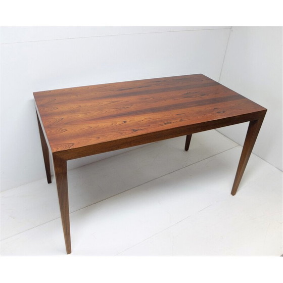 Image 1 of Vintage palissander salontafel van Severin Hansen voor Haslev Möbelfabrik, Denemarken 1960