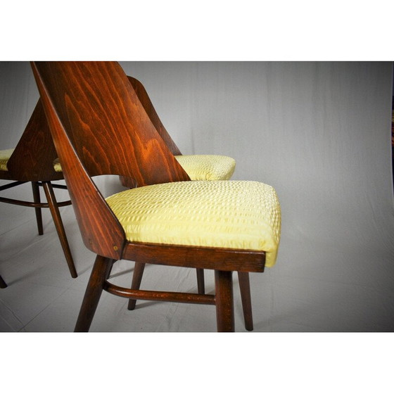 Image 1 of Set van 4 vintage eetkamerstoelen, Ton door Oswald Haerdtl Expo 58 1950