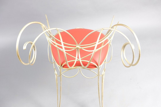 Image 1 of Sculpturale vintage fauteuils van Andre Dubreuil voor Cecotti, set van 2