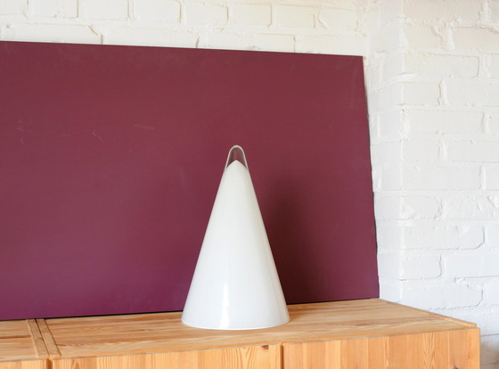 Image 1 of Xl Teepee Sce (Société Centrale D'Eclairage) Glazen Kegel Lamp, Hoogte 36 Cm.