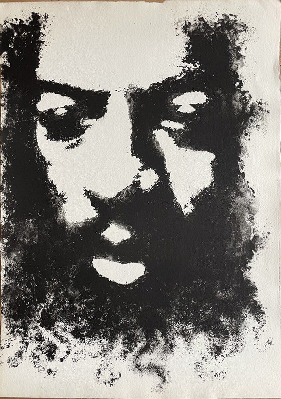 Image 1 of Francis Paudras, Portret Ornette Coleman, 1967, Lithografie