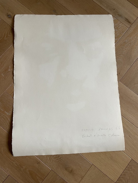 Image 1 of Francis Paudras, Portret Ornette Coleman, 1967, Lithografie