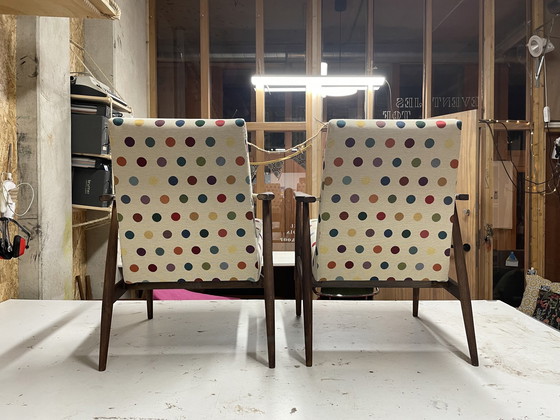 Image 1 of Set Vintage Fauteuils Henryk Lis, 1960