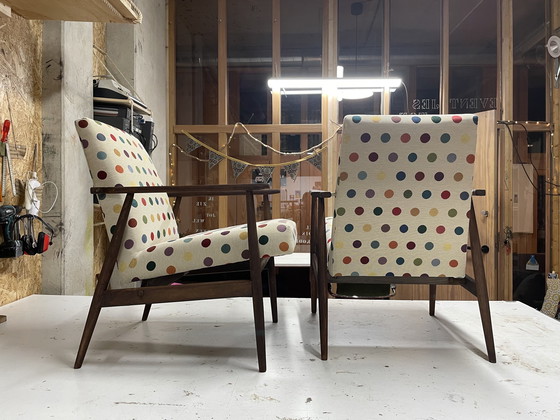 Image 1 of Set Vintage Fauteuils Henryk Lis, 1960