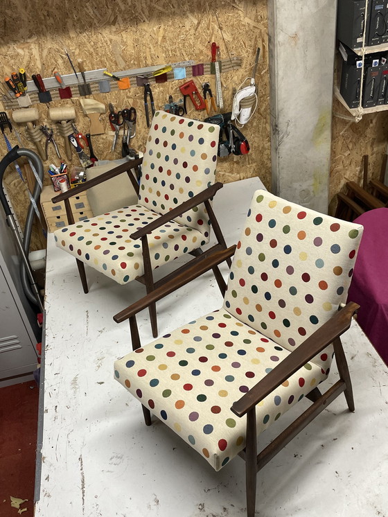 Image 1 of Set Vintage Fauteuils Henryk Lis, 1960