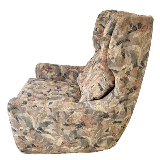 Image 1 of Vintage bohemian fauteuil armstoel kelim stijl