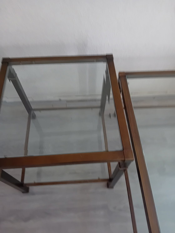 Image 1 of Set van Salontafel en Bijzettafel