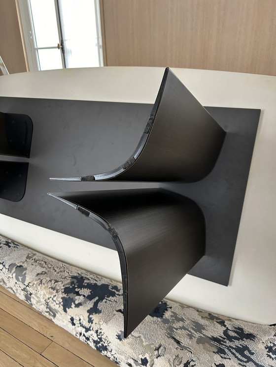 Image 1 of Gullwing design tafel van Gabriele en Oscar Buratti voor Lema, gemaakt in Italië