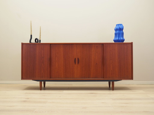 Teakhouten dressoir, Deens ontwerp, 1970S, Productie: Denemarken