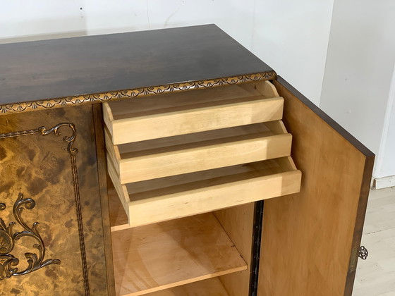 Image 1 of Antieke linnenkast highboard rond 1900