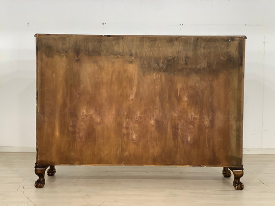 Image 1 of Antieke linnenkast highboard rond 1900