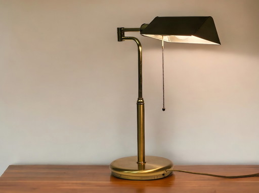 Vintage 2D-bureaulamp Zwenkarm