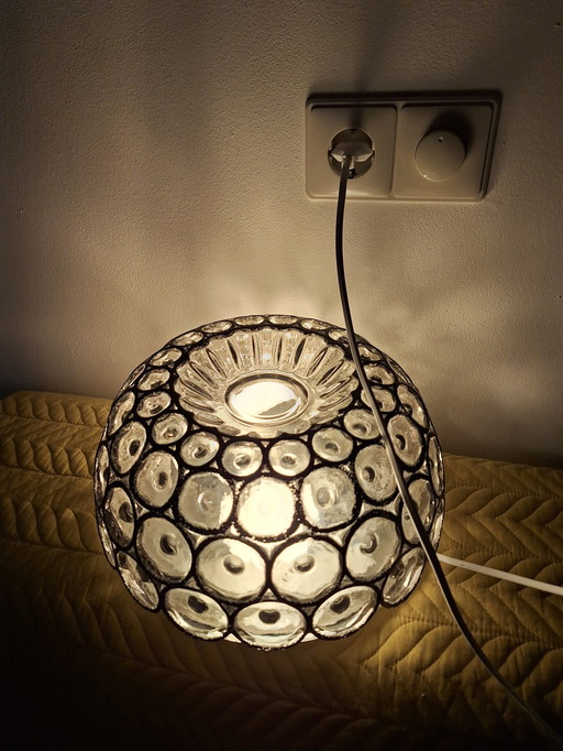 Vintage Glasshütte Limburg Lamp