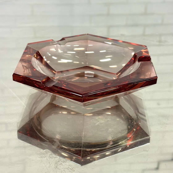 Image 1 of Roze Murano Glas Asbak