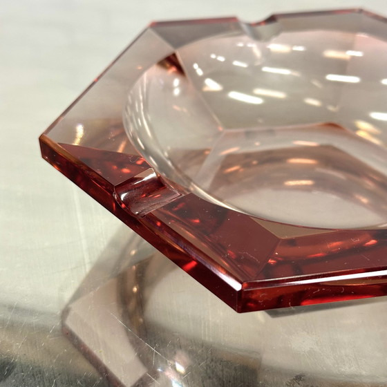 Image 1 of Roze Murano Glas Asbak