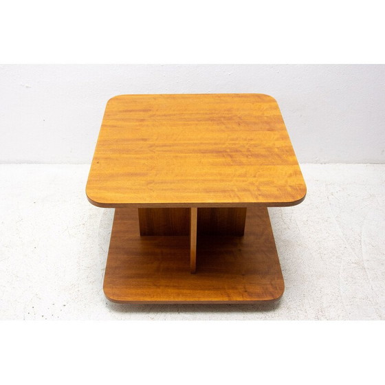 Image 1 of Vintage kantoor salontafel op wielen, Tsjecho-Slowakije 1970