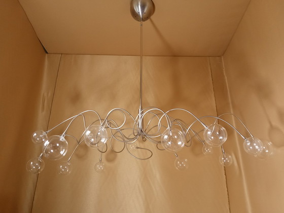 Image 1 of Harco Loor design lamp big bubbles 14 kristalheldere bollen 