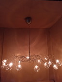 Harco Loor design lamp big bubbles 14 kristalheldere bollen 