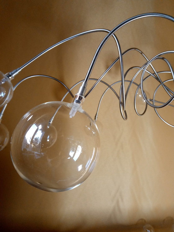 Image 1 of Harco Loor design lamp big bubbles 14 kristalheldere bollen 