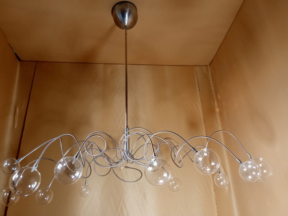 Image 1 of Harco Loor design lamp big bubbles 14 kristalheldere bollen 