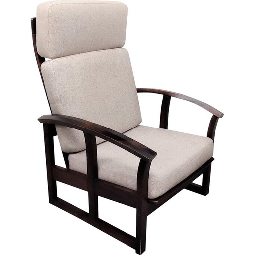 Mid-eeuwse fauteuil van Hikor Písek, Tsjechië 1970