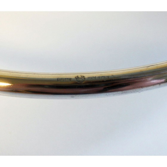 Image 1 of Vintage rond dienblad door Lino Sabbatini Italiaans 1960