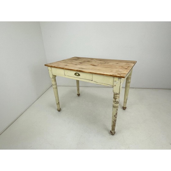 Image 1 of Vintage houten bureau