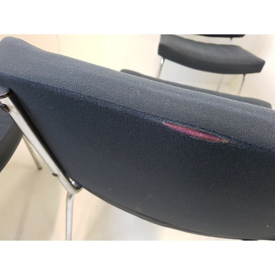 Image 1 of Set van 6 vintage Raadsstoelen door Pierre Guariche voor Meurop