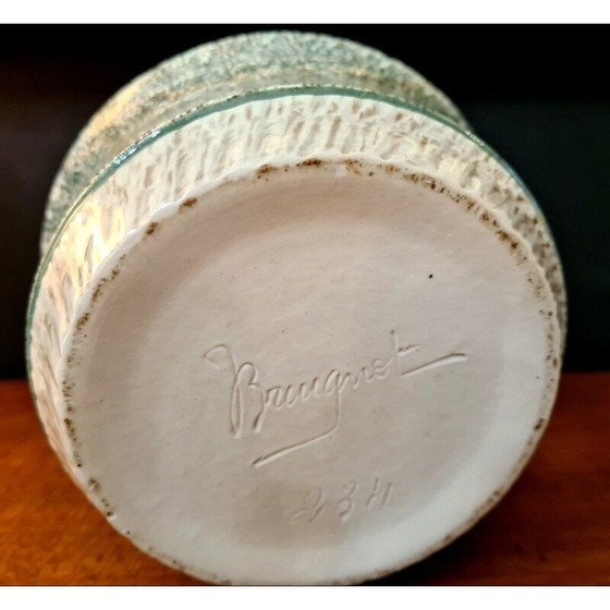 Image 1 of Vintage geglazuurde keramische pot, 1950