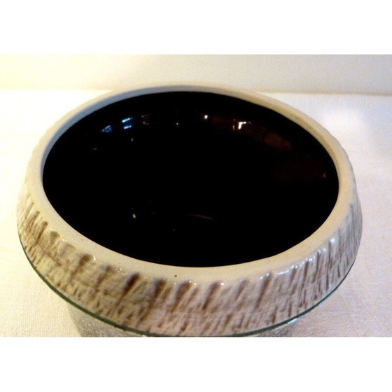 Image 1 of Vintage geglazuurde keramische pot, 1950