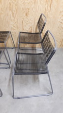 Lisa Norender 4 spaghetti stoelen 