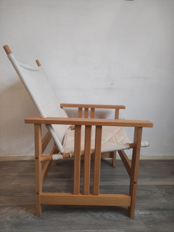 Image 1 of Vintage Scandinavisch design Safari chair fauteuil