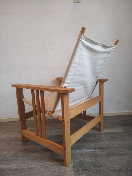 Image 1 of Vintage Scandinavisch design Safari chair fauteuil