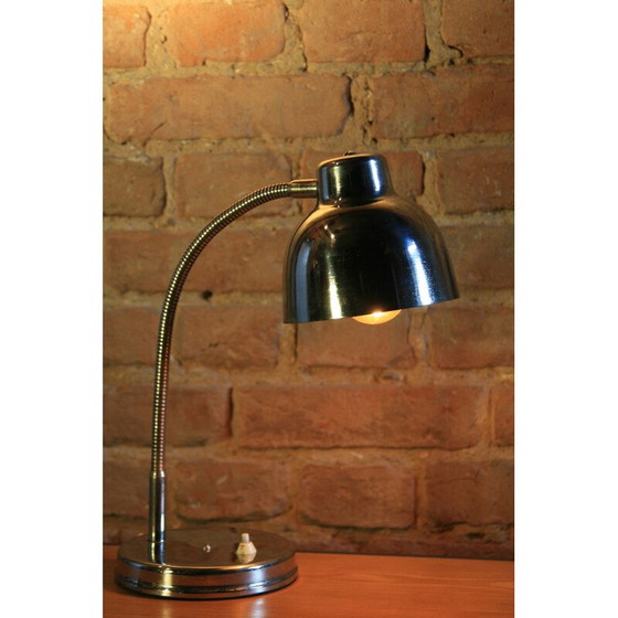 Image 1 of Vintage Poolse lamp in chroom