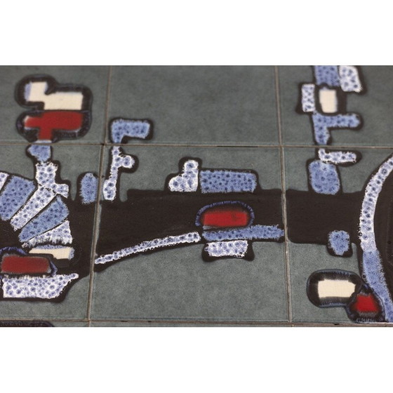 Image 1 of Vintage keramische salontafel, Frankrijk 1950