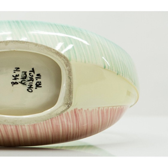 Image 1 of Italiaans antiek keramisch pronkstuk voor Vi.B.i Torino, jaren 1960