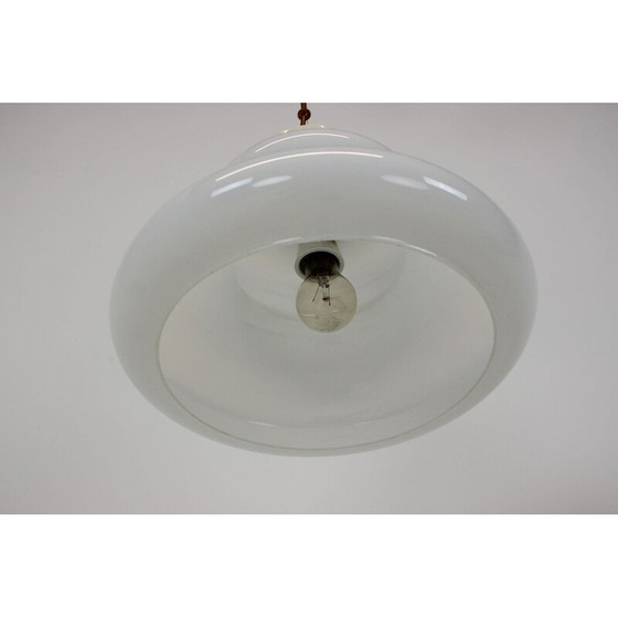 Image 1 of Vintage glazen hanglamp van Napako, Tsjecho-Slowakije 1960