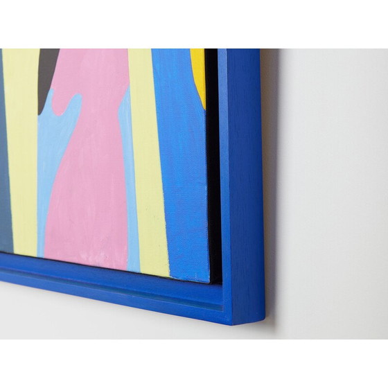 Image 1 of Vintage schilderij van Guy de Rougemont, Frankrijk 2006