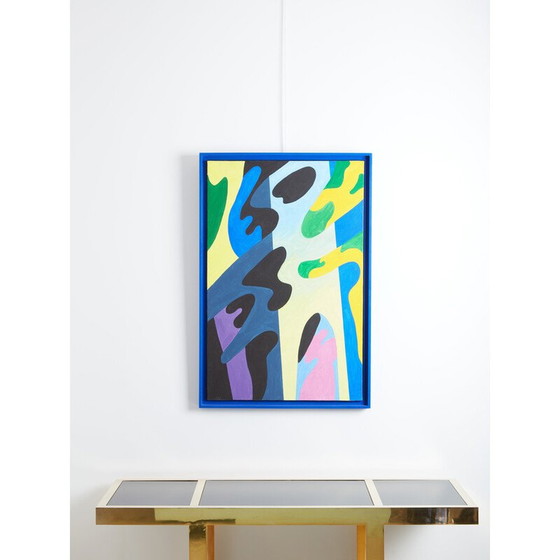 Image 1 of Vintage schilderij van Guy de Rougemont, Frankrijk 2006