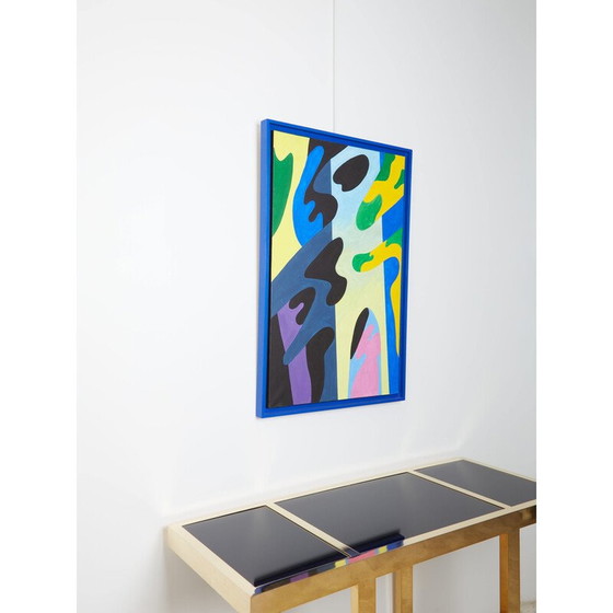 Image 1 of Vintage schilderij van Guy de Rougemont, Frankrijk 2006