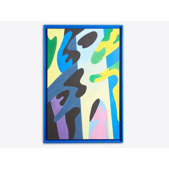 Image 1 of Vintage schilderij van Guy de Rougemont, Frankrijk 2006