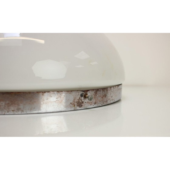 Image 1 of Vintage plafondlamp van chroom en glas, Duitsland 1940