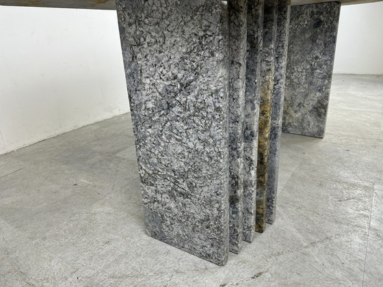 Image 1 of Vintage granieten eettafel jaren 70