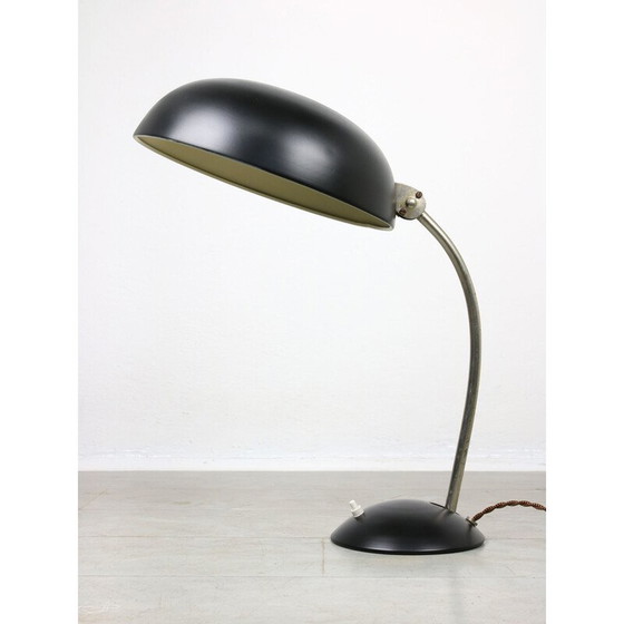 Image 1 of Vintage Bauhaus zwarte lamp, jaren 1930