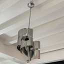 Vintage 3-lichts hanglamp, 1970