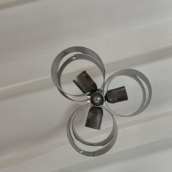 Image 1 of Vintage 3-lichts hanglamp, 1970