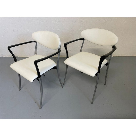 Image 1 of Set van 4 vintage Coro stoelen van Luigi Origlia, Italië 1980