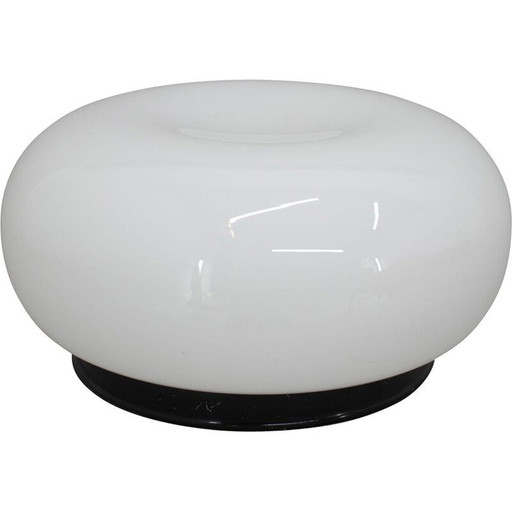 Vintage glazen wandlamp, Tsjechoslowakije 1970