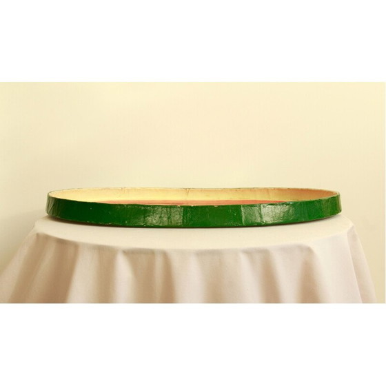 Image 1 of Oud anguria papier mache dienblad, Italië 1960